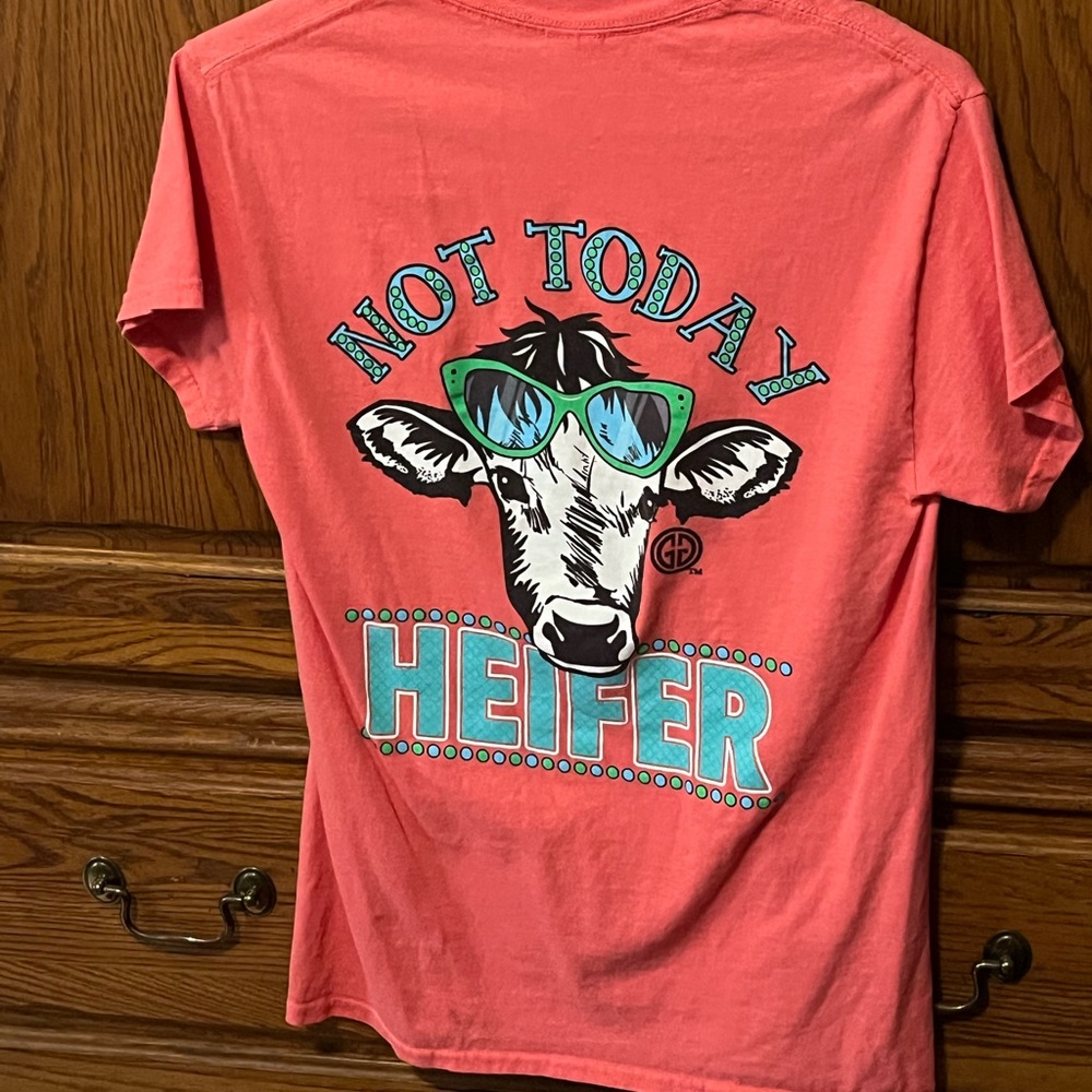 “Not today heifer” Girlie Girl Original Tee